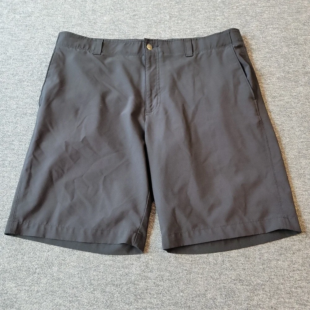 Callaway Golf Shorts Men's 38 Black Performance Stretch Flat Front Casual